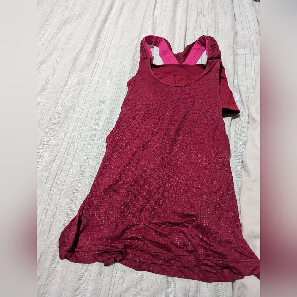 Dark Pink Lululemon Tank